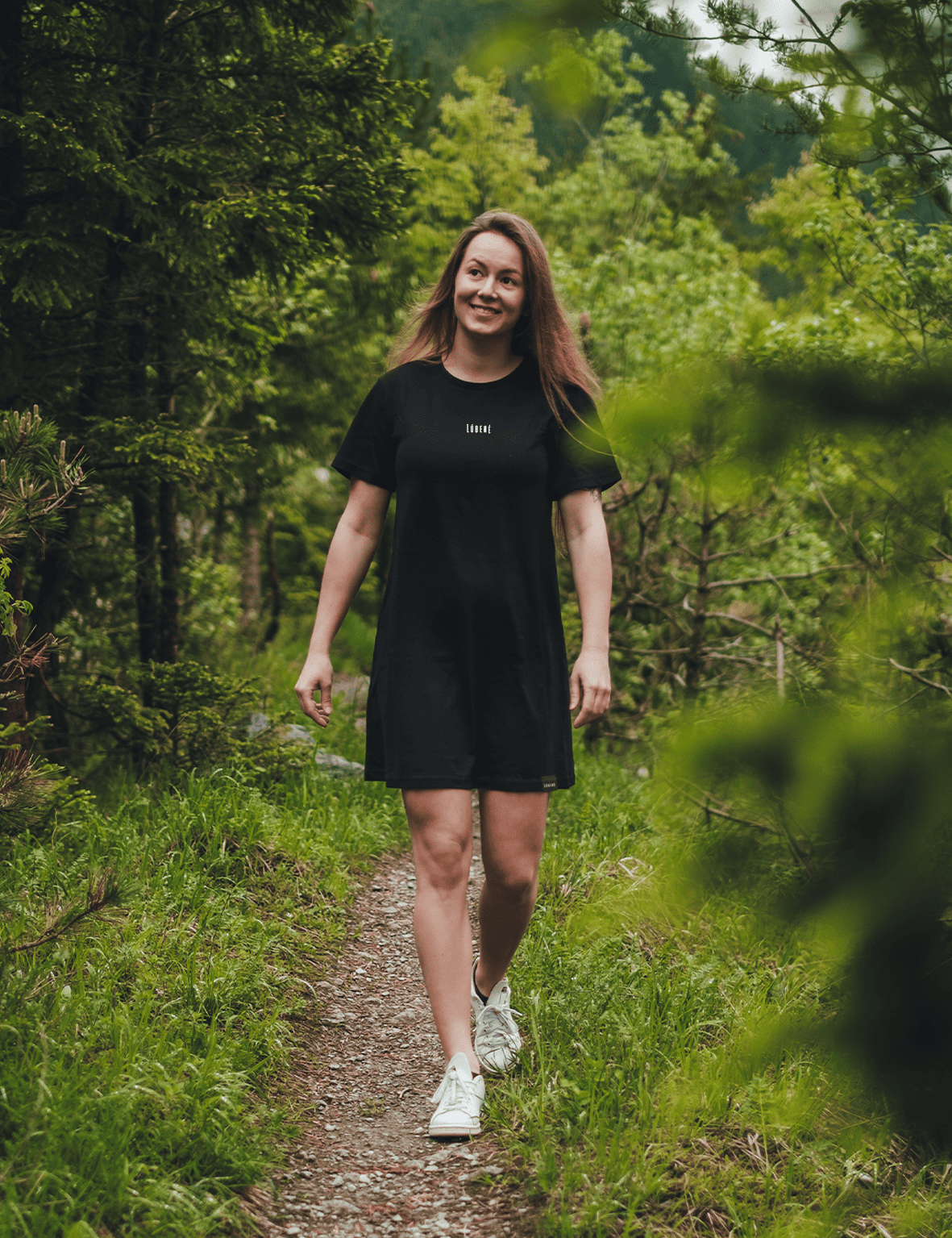 Bavlnené šaty - Čierne