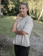 Dámske bavlnené tričko - Sand